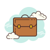 cloud style verbesserung der wirtschaft icon