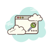 cloud style password window icon