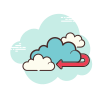 Cloud Right icon