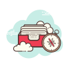 cloud style mailbox navigator icon