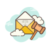 cloud style subpoena icon