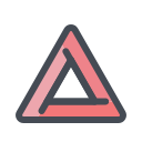Triângulo de advertência icon