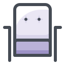 pastel color style 안락 의자 icon