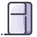 pastel color style 냉장고 icon