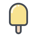 pastel color style ice pop icon