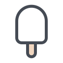 pastel color style ice pop icon