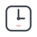 Relógio quadrado icon