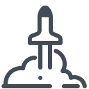 pastel color style launch icon