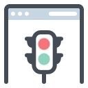 pastel color style page restrictions icon