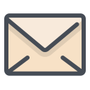 pastel color style letter icon