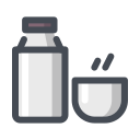 pastel color style 보온병 icon