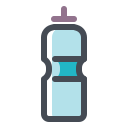 pastel color style sport bottle icon