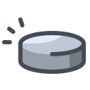pastel color style puck icon