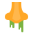 color style laufende nase icon