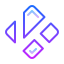 gradient style kodi icon