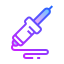 gradient style soldering iron icon