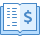 blue ui style hauptbuchhaltung icon