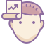 cute color style analyzing skill icon