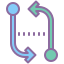 cute color style comparar git icon