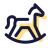 Cheval à bascule icon