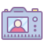 cute color style slr back side icon