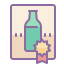 cute color style 알코올 음료 라이센스 icon