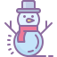 cute color style schneemann icon