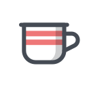 pastel color style tazza da viaggio icon