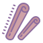 cute color style cinnamon sticks icon