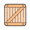 Деревянная коробка icon