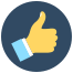 thumbs up icon