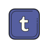 color hand drawn style tumblr icon