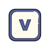 color hand drawn style microsoft visio icon