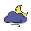 color hand drawn style nachtwind icon