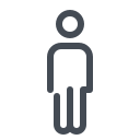 pastel color style mann icon
