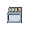 Карта памяти Micro SD icon