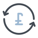 pastel color style exchange pound icon