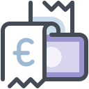 pastel color style buy for euro icon