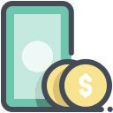 pastel color style sorten icon