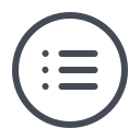 pastel color style liste mit aufzählungszeichen icon