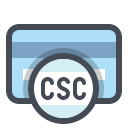 pastel color style card security code icon