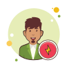 bubbles style 活跃的男性 icon