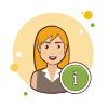 bubbles style about me icon