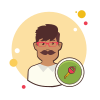 bubbles style secured account icon