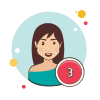 bubbles style unread messages icon