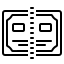 cute outline style eigenkapitalsicherheit icon