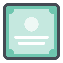 pastel color style bonds icon