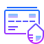 gradient style 카드 보안 icon