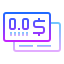 gradient style 청구서 icon