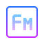 gradient style adobe framemaker icon